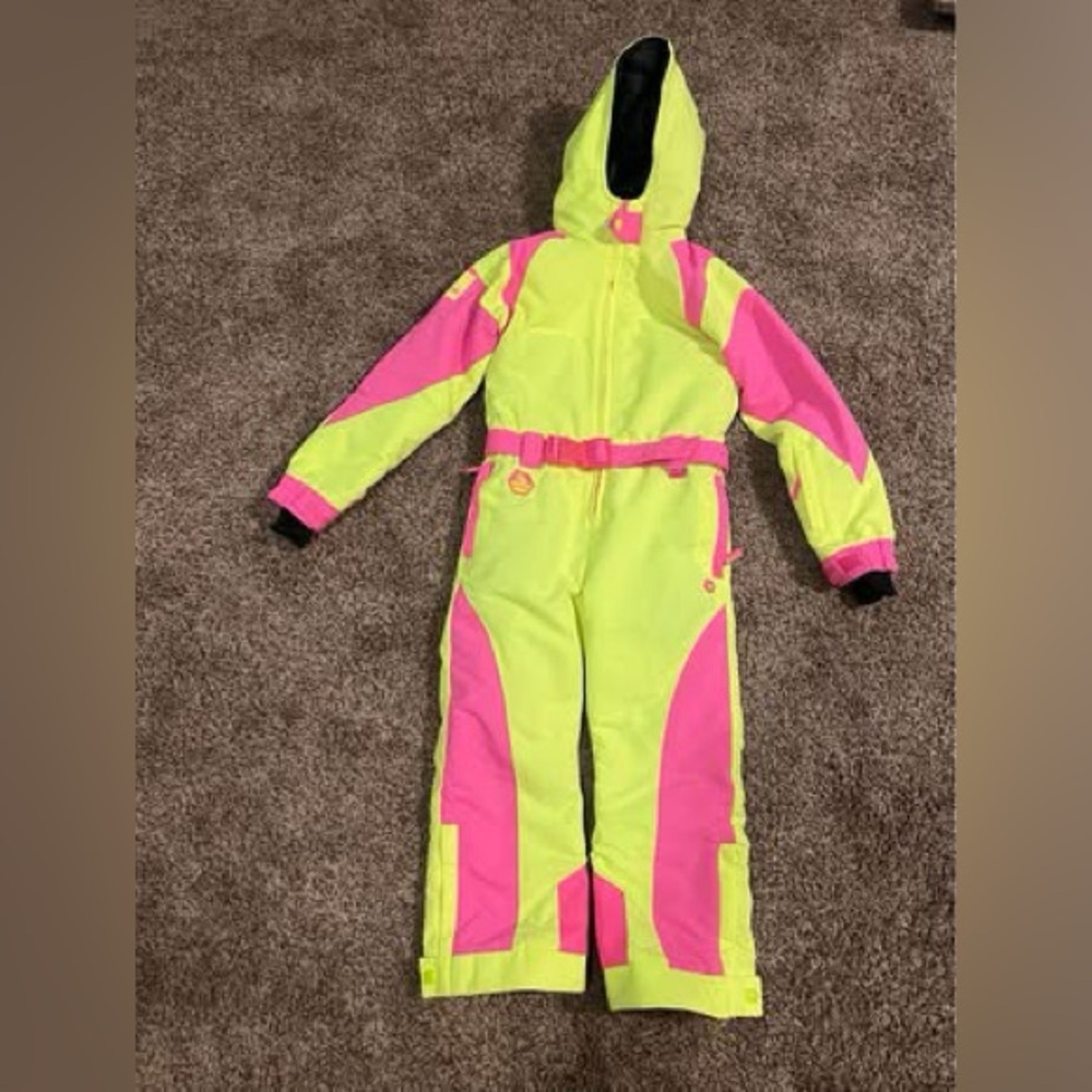 TipsyElves GIRL'S POWDER BLASTER SNOW SUIT - Size S (6).